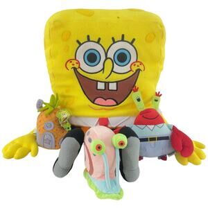 2+ LB Lot Nickelodeon Spongebob Squarepants Stuffed Plush Toys Gary Preowned